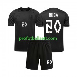 Fotballdrakt Norge Antonio NUSA 20 Barn Bortekit VM 2026 Kortermet