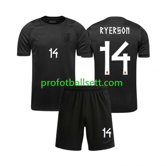 Fotballdrakt Norge Julian Ryerson 14 Barn Bortekit VM 2026 Kortermet