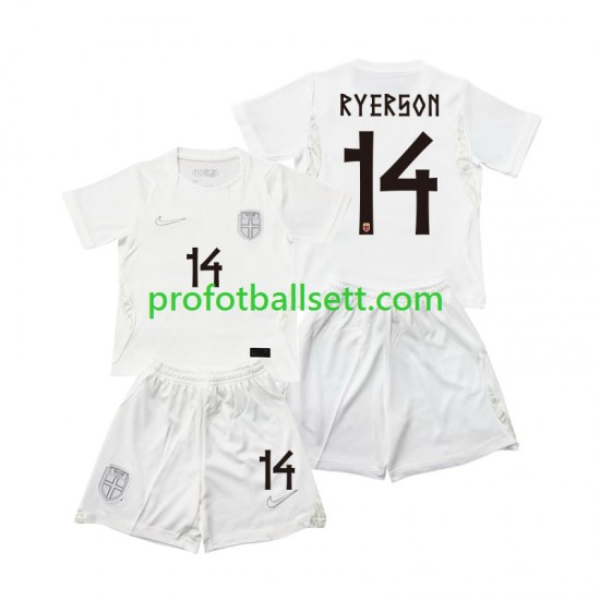 Fotballdrakt Norge Julian Ryerson 14 Barn Tredjekit VM 2026 Kortermet