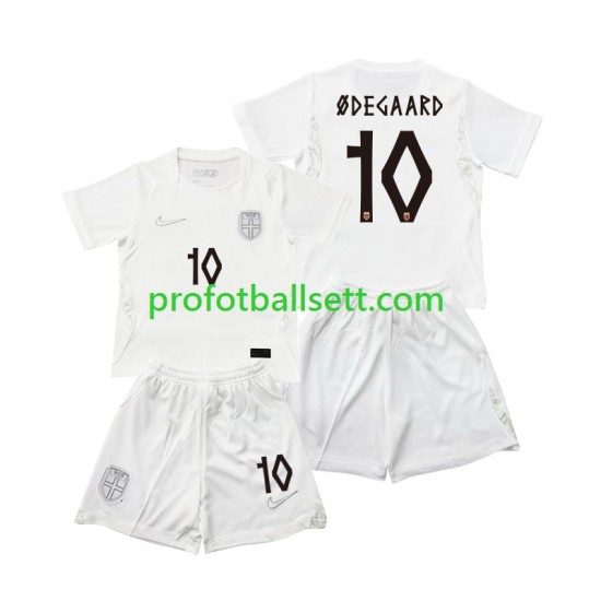 Fotballdrakt Norge Martin Odegaard 10 Barn Tredjekit VM 2026 Kortermet