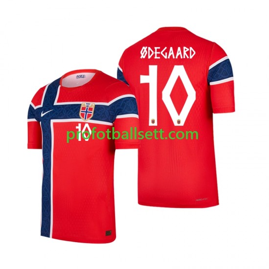 Fotballdrakt Norge Martin Odegaard 10 Herre Hjemmekit VM 2026 Kortermet