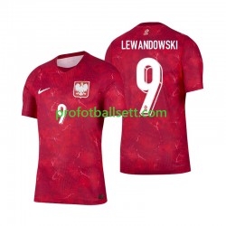 Fotballdrakt Polen Robert Lewandowski 9 Herre Bortekit 2026 Kortermet