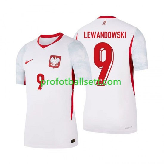Fotballdrakt Polen Robert Lewandowski 9 Herre Hjemmekit 2026 Kortermet