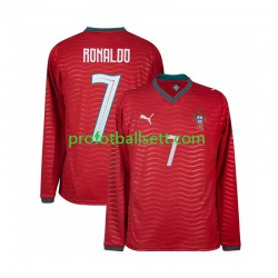 Fotballdrakt Portugal Cristiano Ronaldo 7 Herre Hjemmekit VM 2026 Langermet