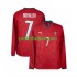 Fotballdrakt Portugal Cristiano Ronaldo 7 Herre Hjemmekit VM 2026 Langermet