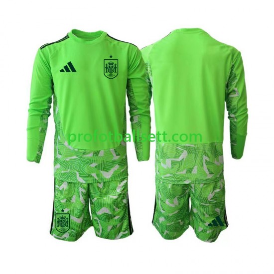 Fotballdrakt Spania Keeper 6th Green color Barn VM 2026 Langermet