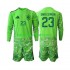 Fotballdrakt Spania Keeper Unai Simon 23 6th Green color Barn VM 2026 Langermet