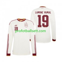 Fotballdrakt Spania Lamine Yamal 19 Herre Bortekit VM 2026 Langermet