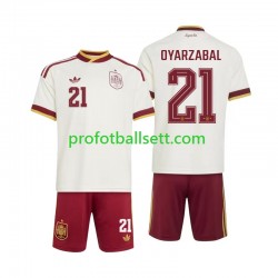 Fotballdrakt Spania Mikel Oyarzabal 21 Barn Bortekit VM 2026 Kortermet