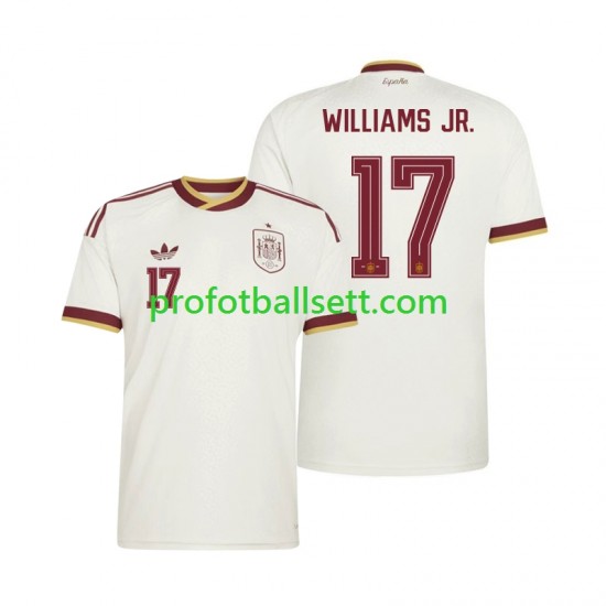 Fotballdrakt Spania Nico Williams 17 Herre Bortekit VM 2026 Kortermet