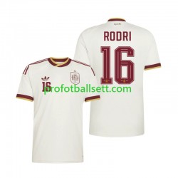 Fotballdrakt Spania Rodri 16 Herre Bortekit VM 2026 Kortermet