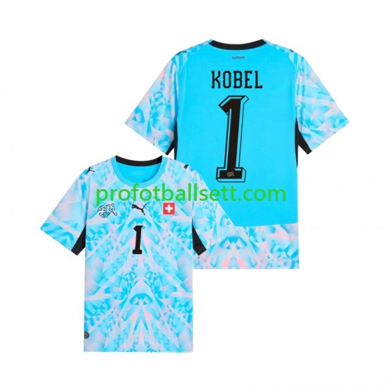 Fotballdrakt Sveits Keeper Gregor Kobel 1 Herre Hjemmekit VM 2026 Kortermet