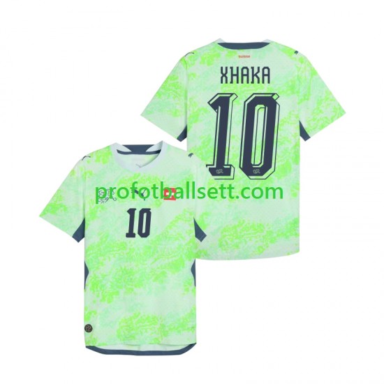 Fotballdrakt Sveits Granit Xhaka 10 Herre Bortekit VM 2026 Kortermet