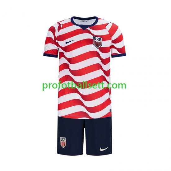 Fotballdrakt USA Barn Hjemmekit VM 2026 Kortermet