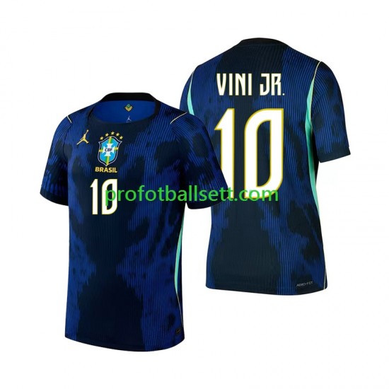 Fotballdrakt Brasil Vinicius Junior 10 Herre Bortekit VM 2026 Kortermet