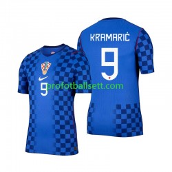 Fotballdrakt Kroatia Andrej Kramaric 9 Herre Bortekit VM 2026 Kortermet