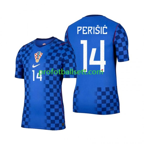 Fotballdrakt Kroatia Ivan Perisic 14 Herre Bortekit VM 2026 Kortermet