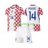 Fotballdrakt Kroatia Ivan Perisic 14 Barn Hjemmekit VM 2026 Kortermet