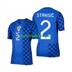Fotballdrakt Kroatia Josip Stanisic 2 Herre Bortekit VM 2026 Kortermet