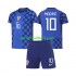 Fotballdrakt Kroatia Luka Modric 10 Barn Bortekit VM 2026 Kortermet