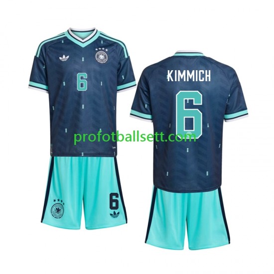 Fotballdrakt Tyskland Joshua Kimmich 6 Barn Bortekit VM 2026 Kortermet