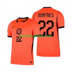 Fotballdrakt Nederland Denzel Dumfries 22 Herre Hjemmekit VM 2026 Kortermet