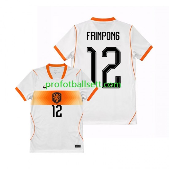 Fotballdrakt Nederland Jeremie Frimpong 12 Herre Bortekit VM 2026 Kortermet