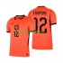 Fotballdrakt Nederland Jeremie Frimpong 12 Herre Hjemmekit VM 2026 Kortermet