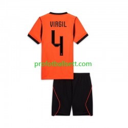 Fotballdrakt Nederland Virgil van Dijk 4 Barn Hjemmekit VM 2026 Kortermet