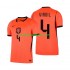 Fotballdrakt Nederland Virgil van Dijk 4 Herre Hjemmekit VM 2026 Kortermet