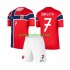 Fotballdrakt Norge Alexander Sorloth 7 Barn Hjemmekit VM 2026 Kortermet