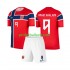 Fotballdrakt Norge Erling Haaland 9 Barn Hjemmekit VM 2026 Kortermet