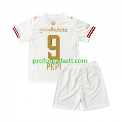 Fotballdrakt PSV Eindhoven Ricardo Pepi 9 Efteling Barn Fjerdekit 2025-2026 Kortermet