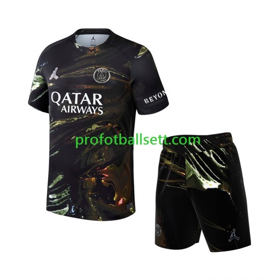 Fotballdrakt Paris Saint-Germain Night Edition Barn Fjerdekit 2025-2026 Kortermet