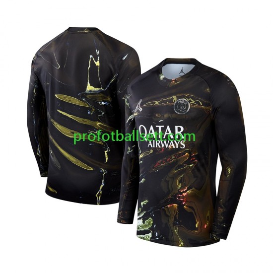 Fotballdrakt Paris Saint-Germain Night Edition Herre Fjerdekit 2025-2026 Langermet