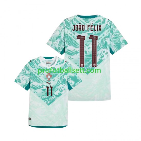 Fotballdrakt Portugal Joao Felix 11 Herre Bortekit VM 2026 Kortermet