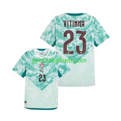 Fotballdrakt Portugal Vitinha 23 Herre Bortekit VM 2026 Kortermet
