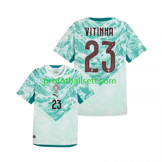 Fotballdrakt Portugal Vitinha 23 Herre Bortekit VM 2026 Kortermet