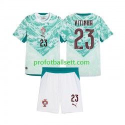 Fotballdrakt Portugal Vitinha 23 Barn Bortekit 2026 2027 Kortermet