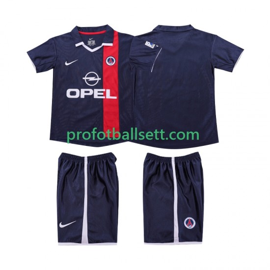 Retro Fotballdrakt AC Milan 2001 2002 Barn Hjemmekit Kortermet