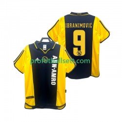 Retro Fotballdrakt AFC Ajax IBRANIMOVIC 9 2000 2001 Herre Bortekit Kortermet