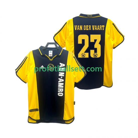 Retro Fotballdrakt AFC Ajax VAN DER VAART 23 2000 2001 Herre Bortekit Kortermet