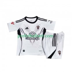 Fotballdrakt Albacete Barn Hjemmekit 2025-2026 Kortermet