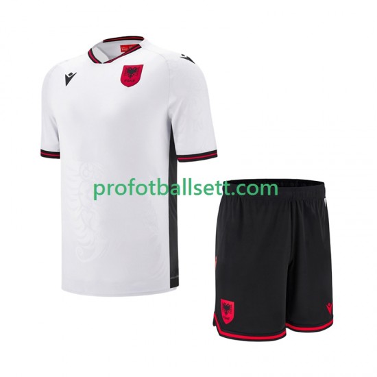 Fotballdrakt Albania Barn Bortekit 2025-2026 Kortermet