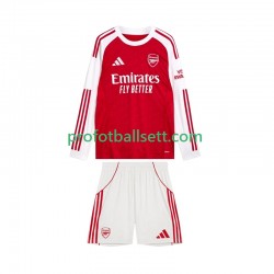 Fotballdrakt Arsenal Barn Hjemmekit 2025-2026 Langermet