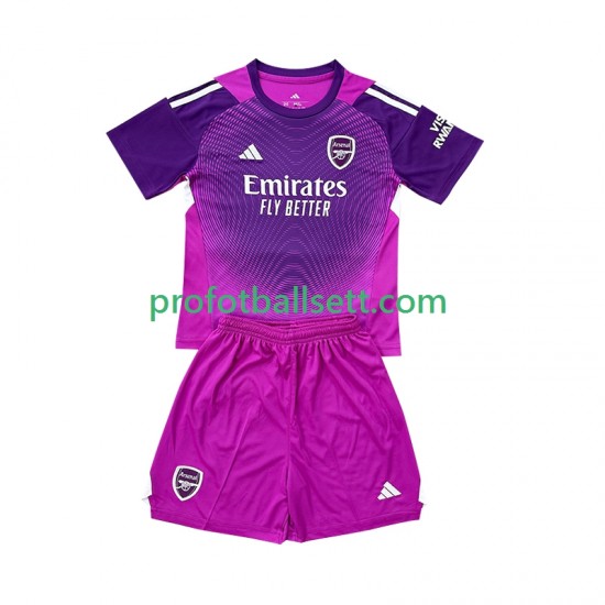 Fotballdrakt Arsenal Keeper Barn Tredjekit 2025-2026 Kortermet