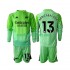 Fotballdrakt Arsenal Keeper Kepa Arrizabalaga 13 Barn Bortekit 2025-2026 Langermet
