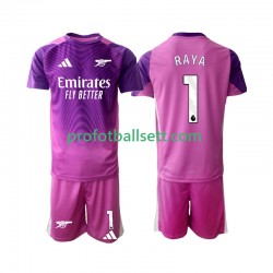 Fotballdrakt Arsenal Keeper Raya 1 Barn Tredjekit 2025-2026 Kortermet