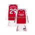 Fotballdrakt Arsenal Kai Havertz 29 Barn Hjemmekit 2025-2026 Langermet