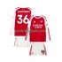 Fotballdrakt Arsenal Martin Zubimendi 36 Barn Hjemmekit 2025-2026 Kortermet